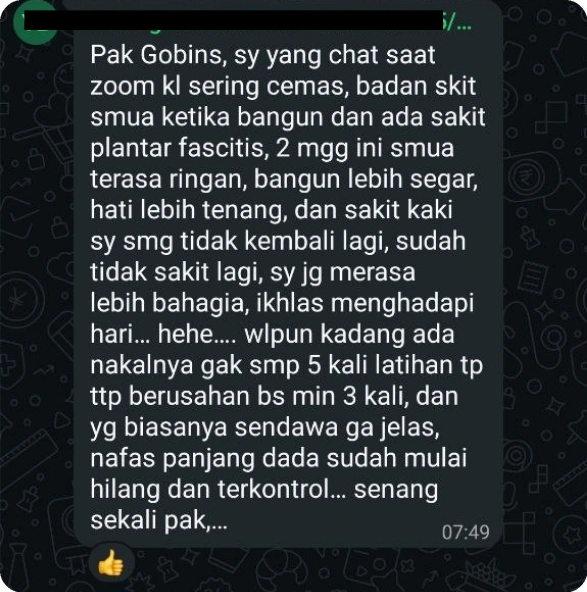 Bukti Testimoni Cemas dan Gerd Berkurang