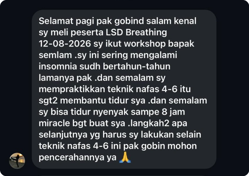 Bukti Testimoni Insomnia Bertahun-tahun Teratasi